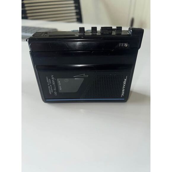 Realistic Minisette 20 Model #14-1055A Black Cassette Player Speaker (E) - Picture 1 of 4